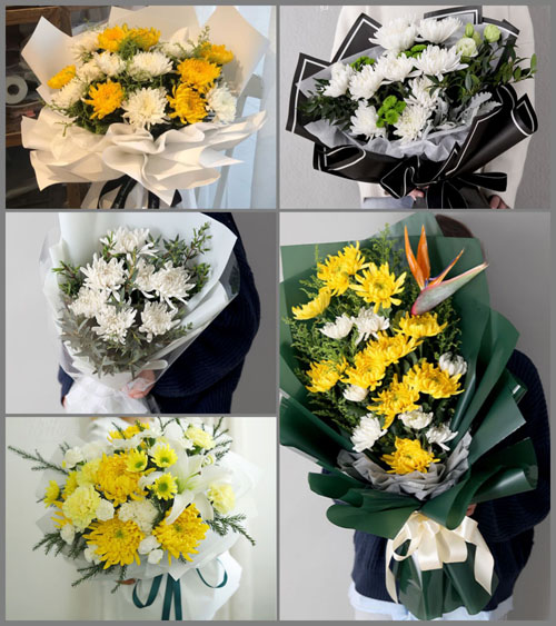 江苏盐城东台市梁垛镇白事花束代送
